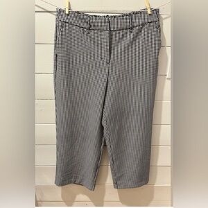 ADDITION ELLE cropped houndstooth pants, size 16.
